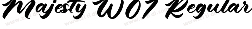 Majesty W01 Regular字体转换